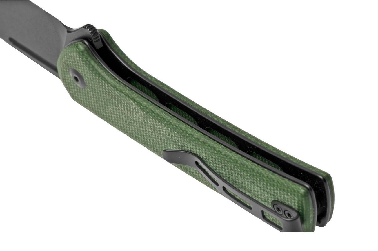 Civivi Conspirator C21006-2 Green Micarta, Blackwashed zakmes