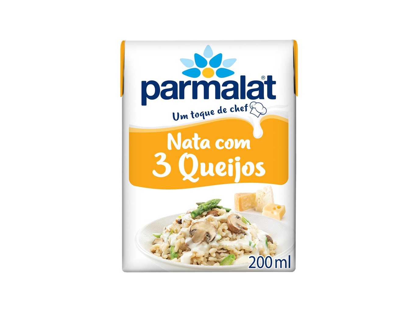 NATAS PARMALAT UHT 3 QUEIJOS 200ML
