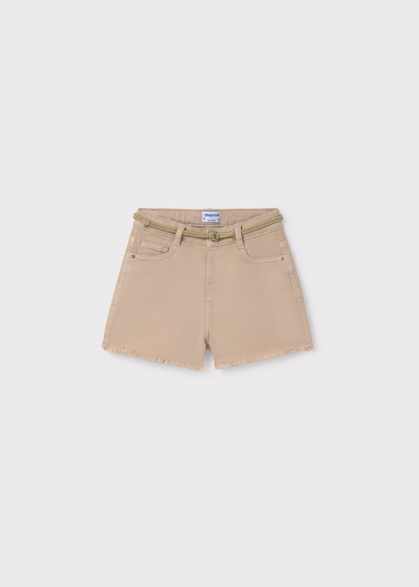 Calção infantil Better Cotton com cinto