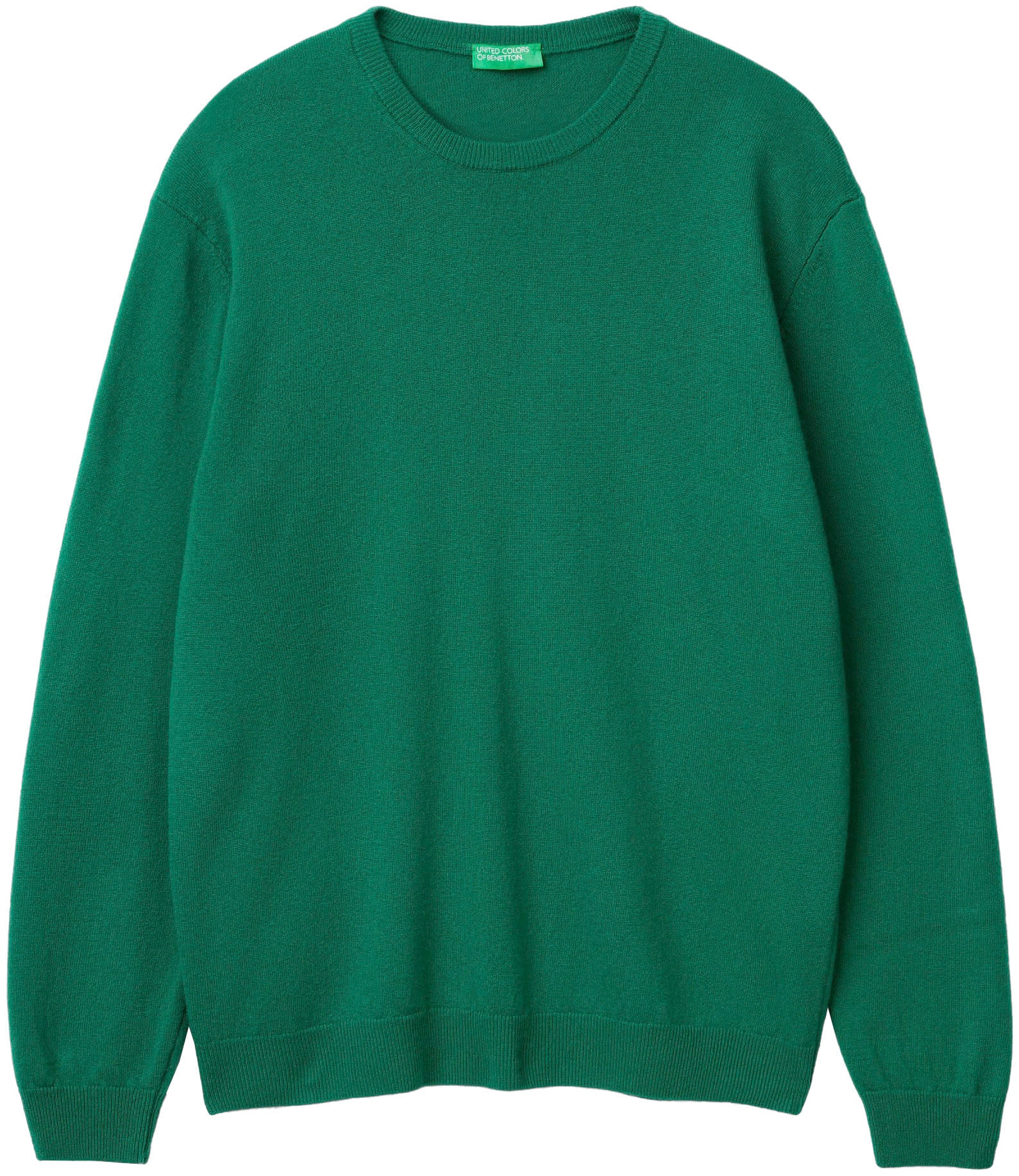 United Colors of Benetton Rundhalspullover im cleanen Look