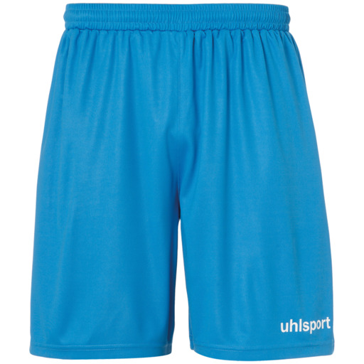 Calções básicos sem derrapagem Center, cor ciano, da Uhlsport.