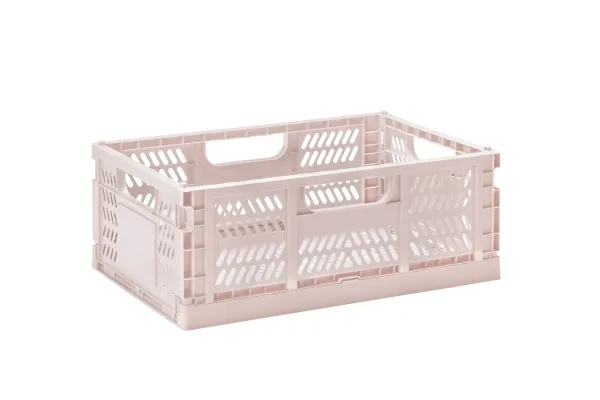 3 Sprouts 3 Sprouts - Modern Folding Crate Large Pink /Furniture /Pink