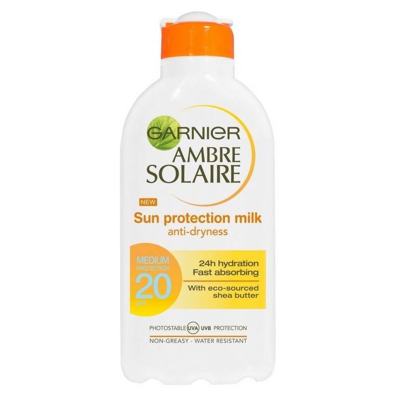 Garnier - Ambre Solaire - Sun Protection Milk SPF 20 200ml - Solcreme