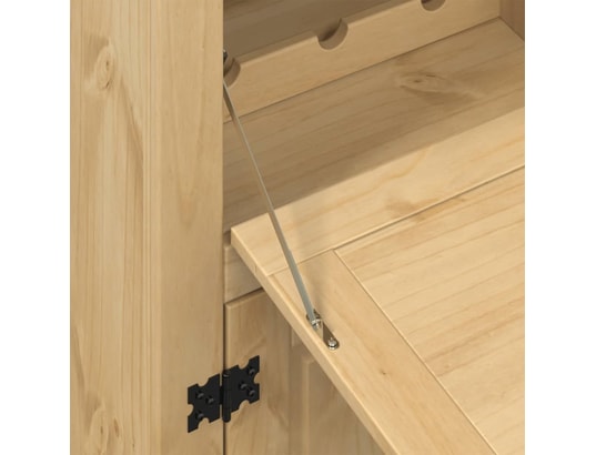 VIDAXL - Armoire à vin corona 97x45x114 cm bois de pin massif