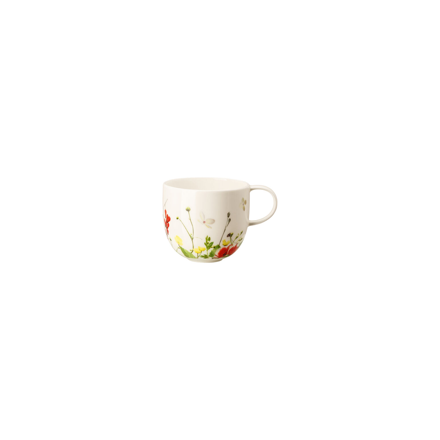 Brillance Bone China Fleurs Sauvages Kaffee-Obertasse