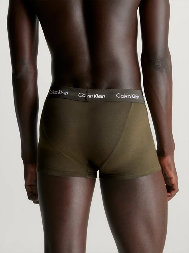 Pacote com 3 Cuecas Boxer de Cintura Baixa - Algodão Elástico