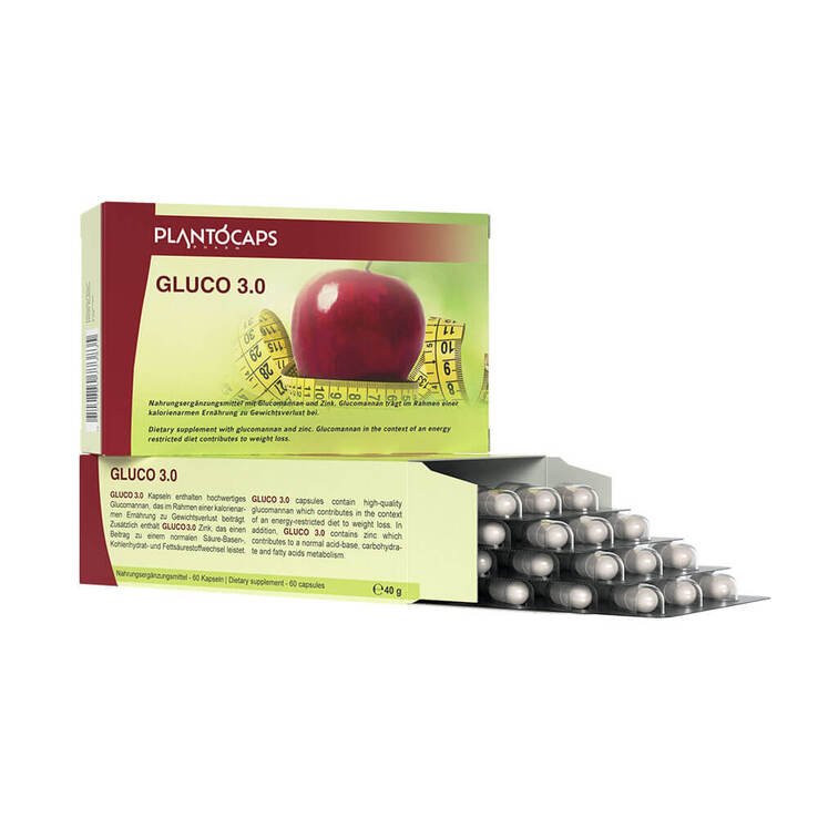 Plantocaps Gluco 3.0 Kapseln, 60 St