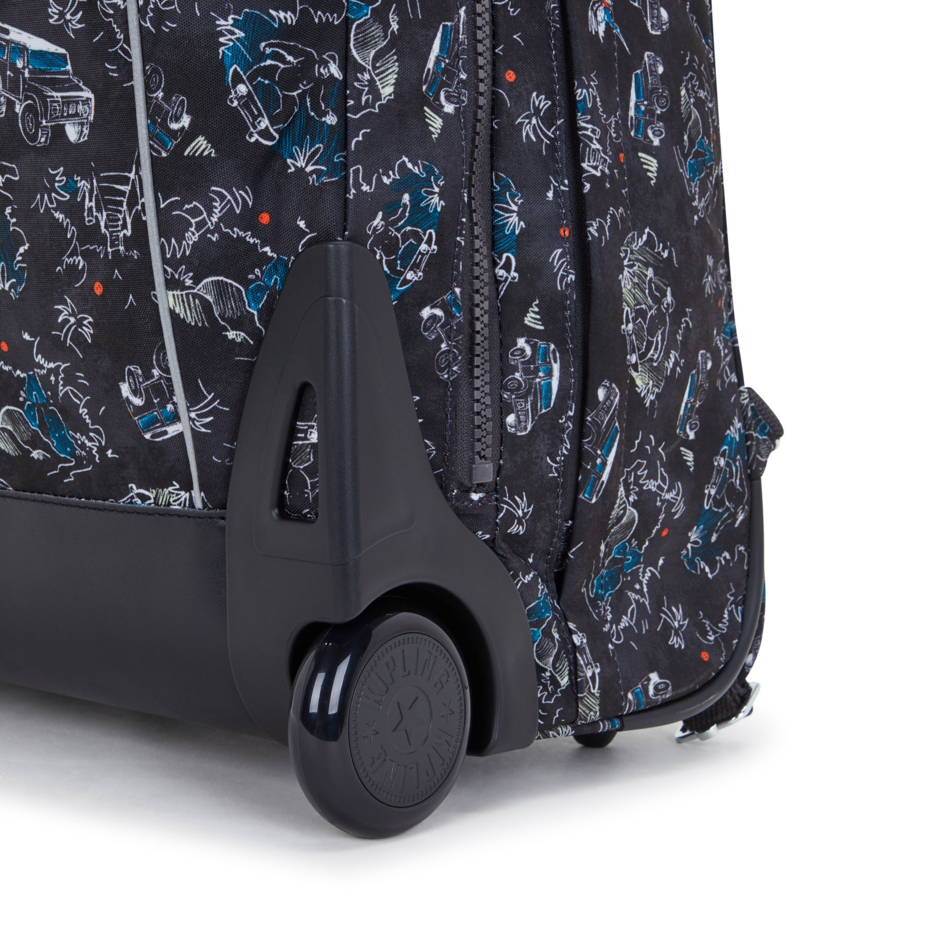 GIORNO Grand sac à dos à roulettes avec compartiment pour ordinateur - Jungle Fun Race