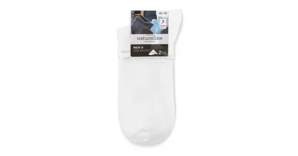 Naturaline Herren Sneaker Casual Duo Weiss 40 - 42