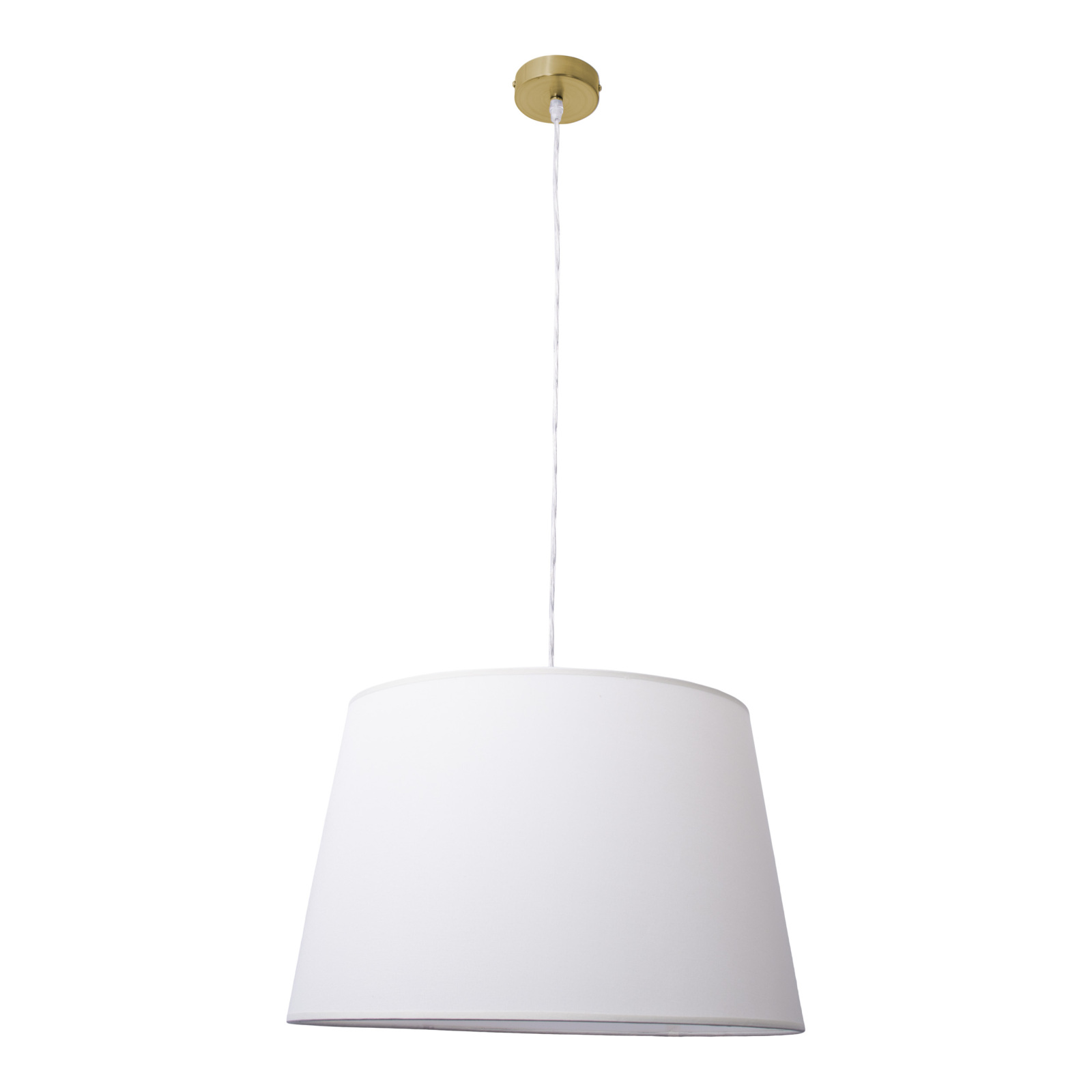Pendelleuchte - beige-messingfarben - Ø 45 cm