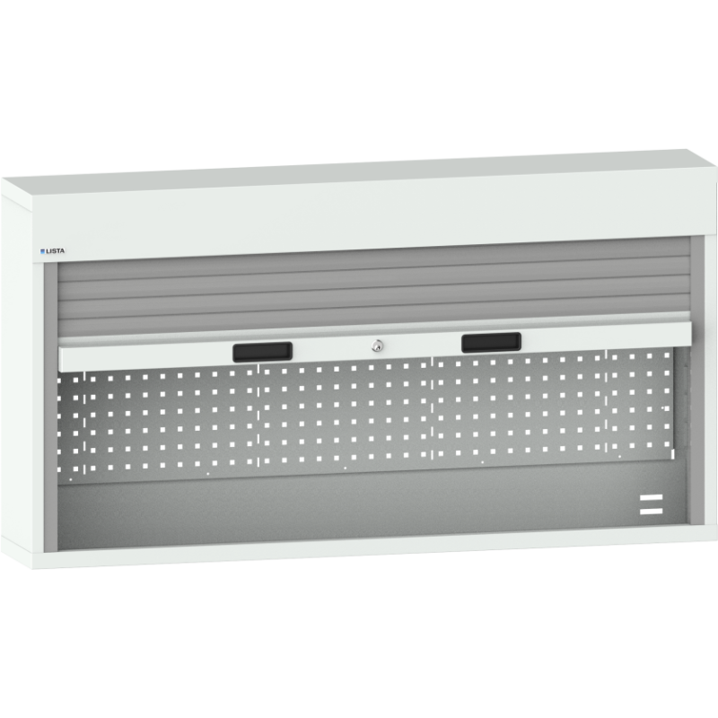 Lista - Armoire suspendue à rideaux - H 80 x P 25