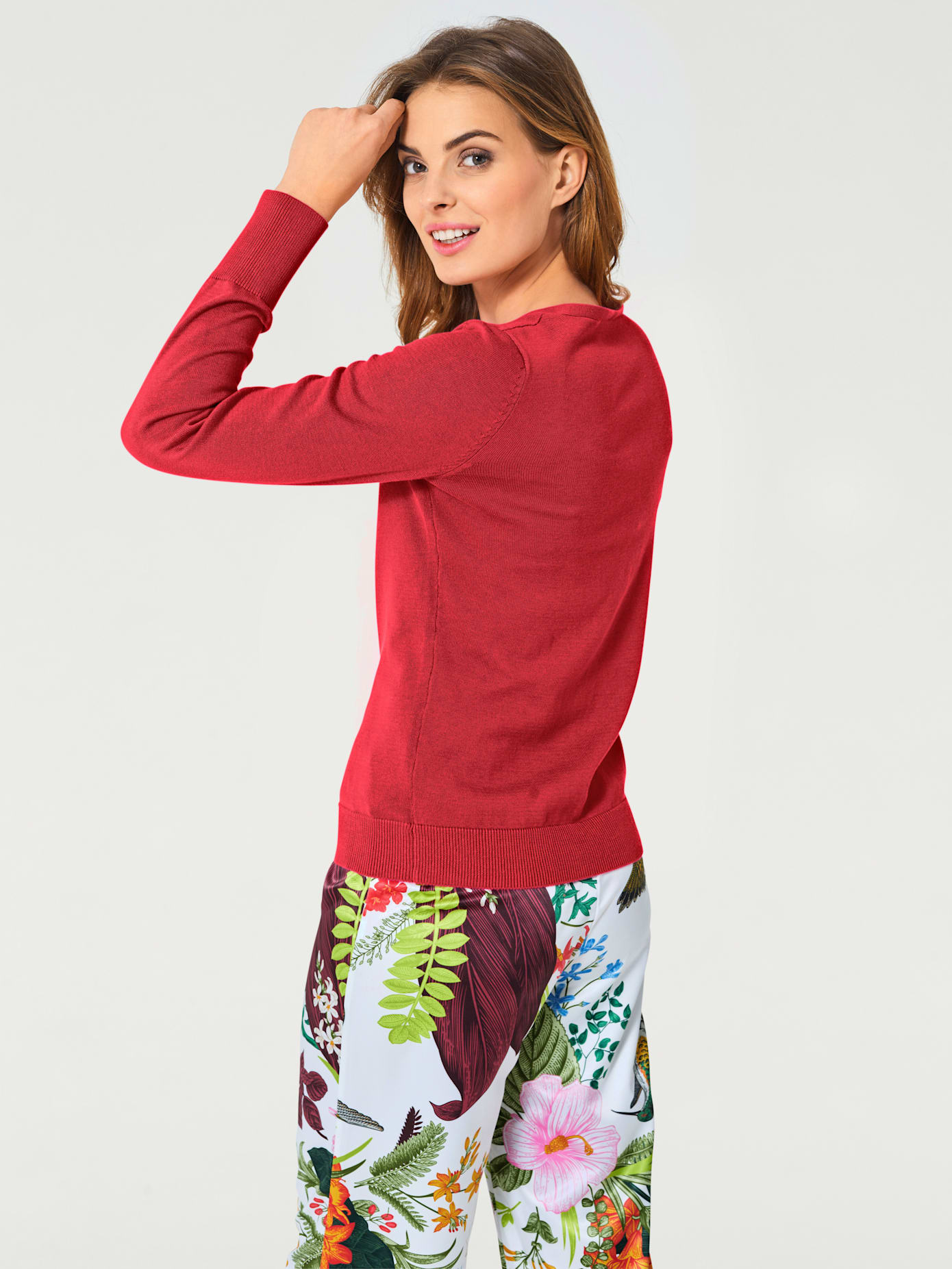 Veste en tricot fin style cardigan