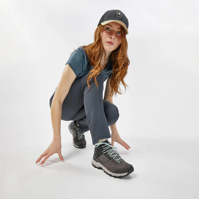 Decathlon Quechua - Botas de caminhada impermeáveis Quechua MH500 para mulheres