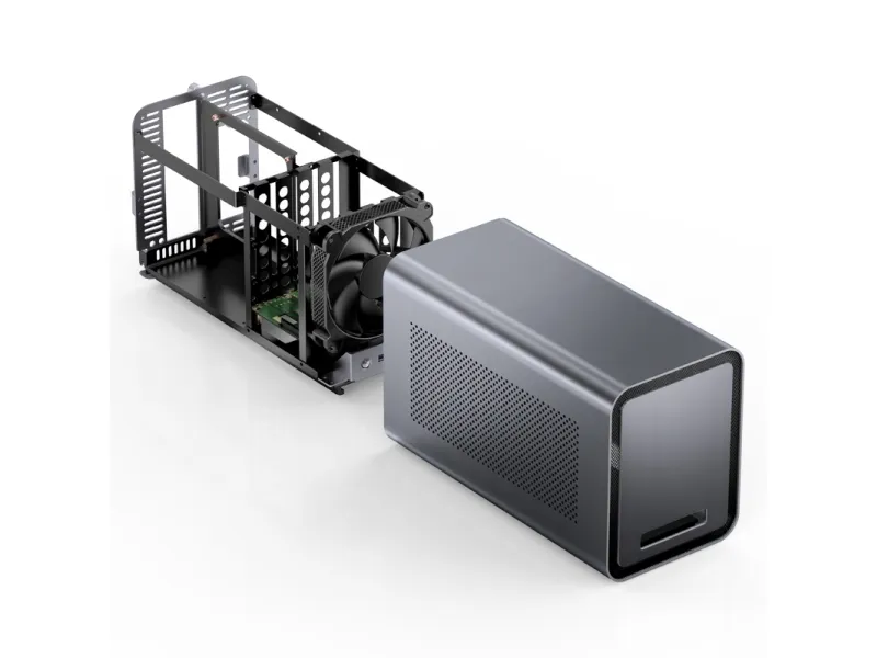 Jonsbo N1 Mini-ITX Kabinet - Grå