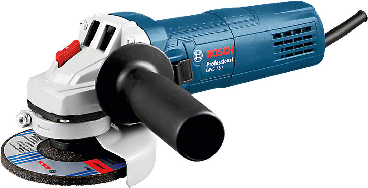 Meuleuse Bosch professional 750 W / 125 mm GWS750-125 + disque diamant