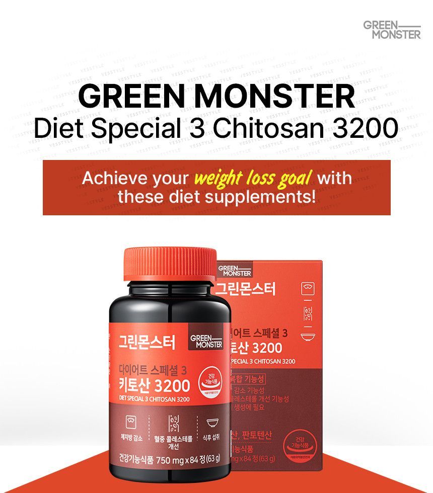 GREEN MONSTER - Dieet Special 3 Chitosan 3200
