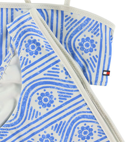 Tommy Hilfiger Bikini - Floral Stripe Blue Zauber