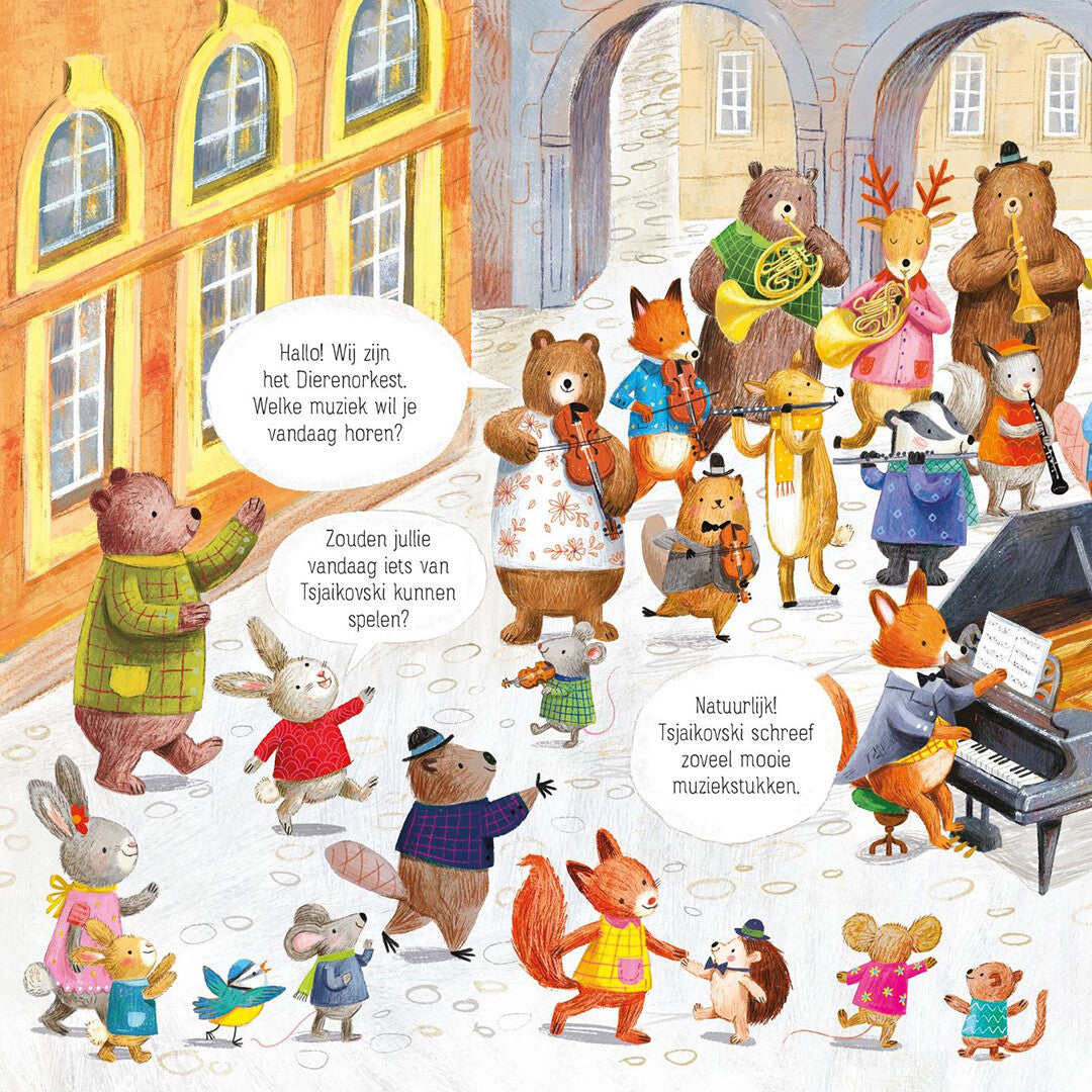 Usborne het dierenorkest speelt tsjaikovski