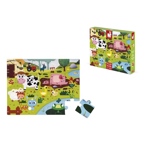 Puzzle Tactile Ferme - JANOD
