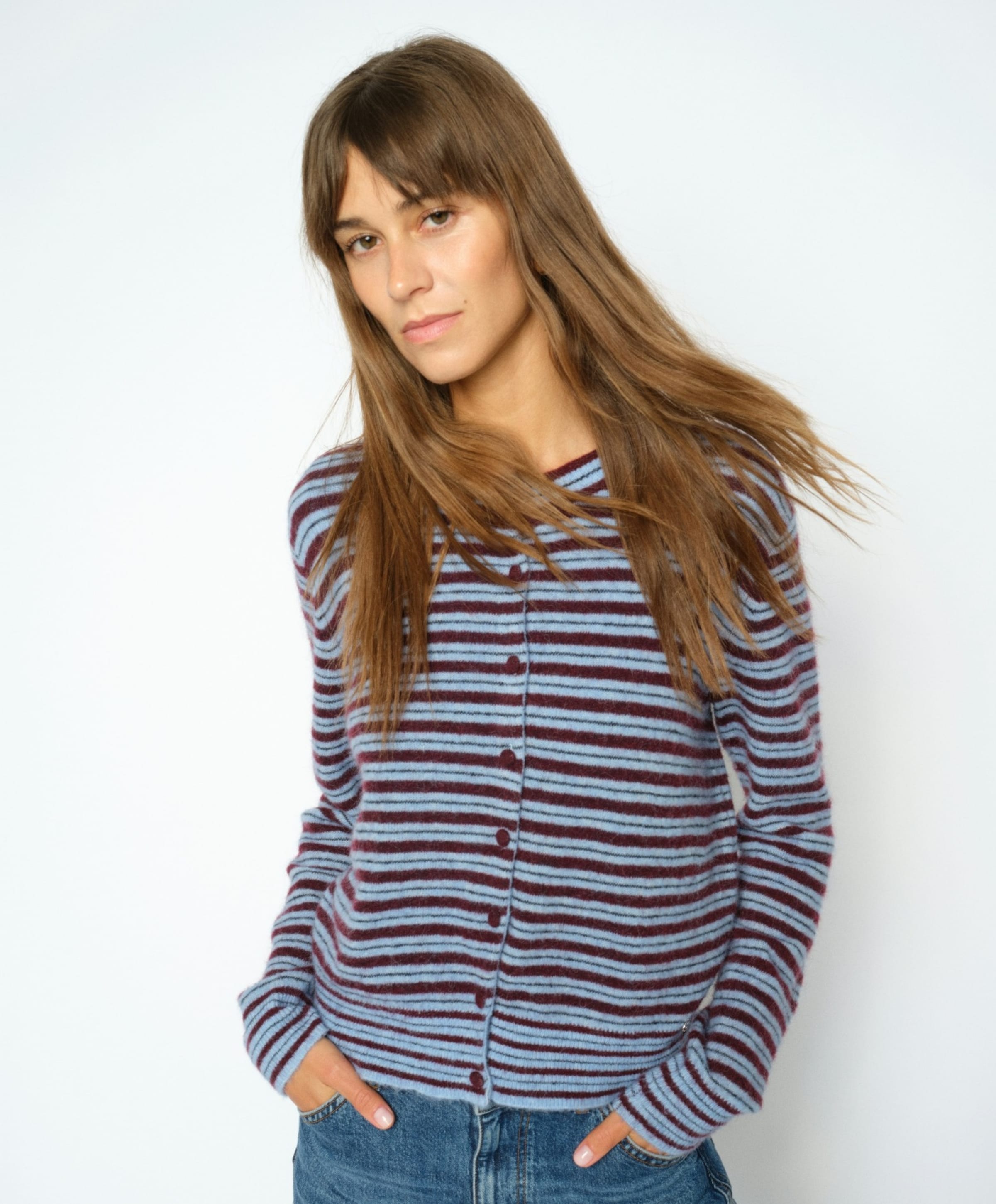 Mos Mosh Dames vest bordeaux