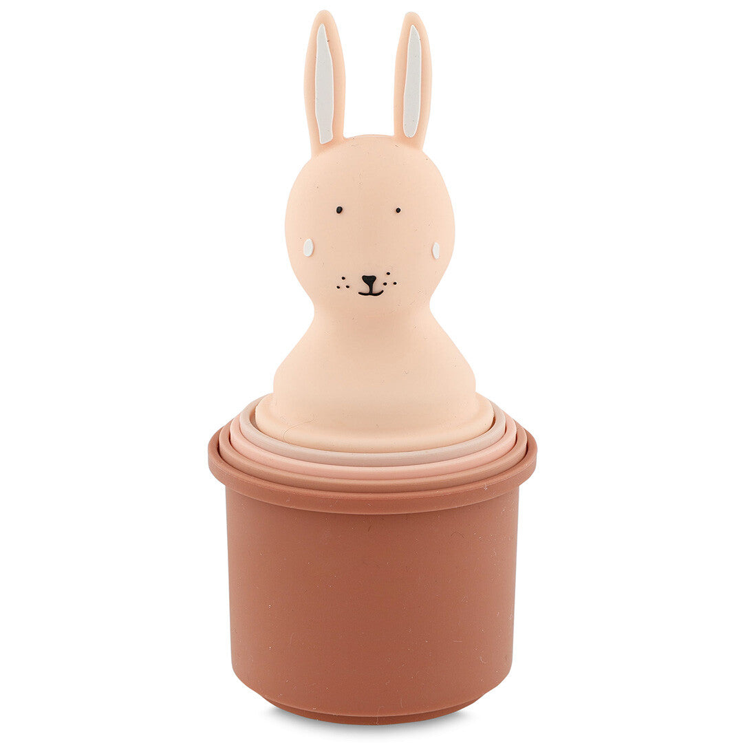 Trixie stapelbekers mrs. rabbit - 5st