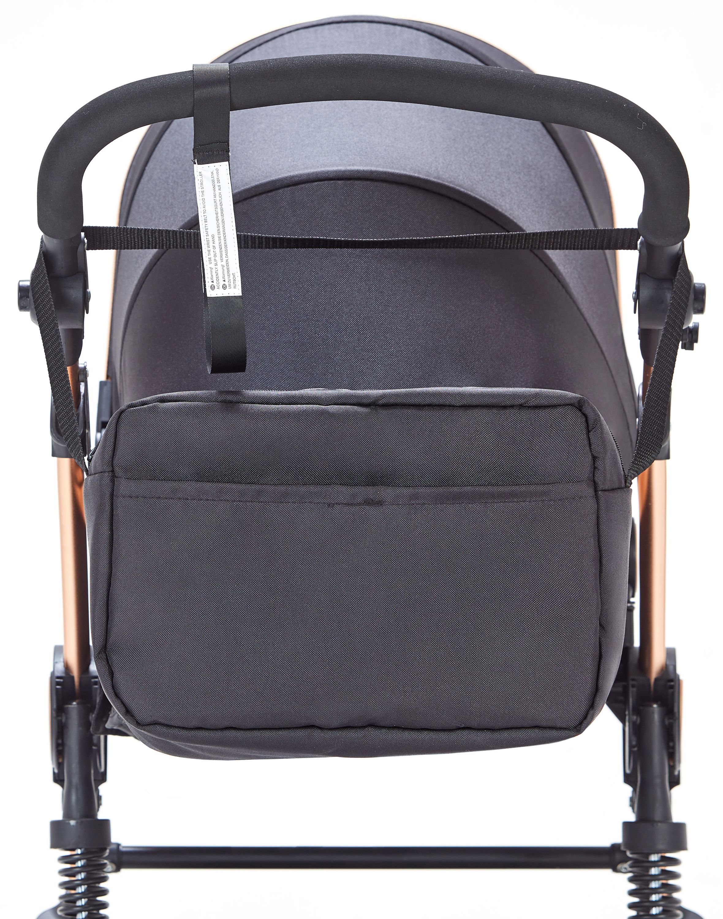 Wickeltasche schwarz