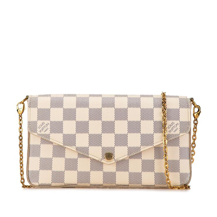 Louis Vuitton Vintage Louis Vuitton Pochette Felicie White