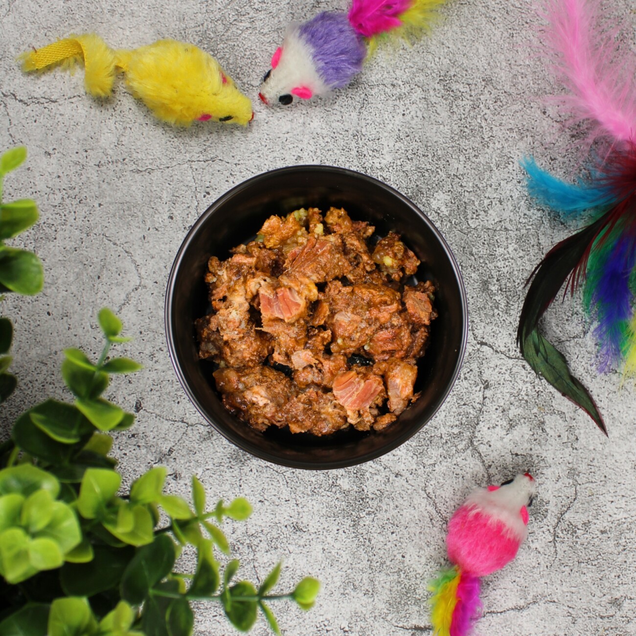 Lyra Pet Lecker.Pet Emily's 100 % Rindermuskelfleisch Katzenfutter Nassfutter 6x400 g