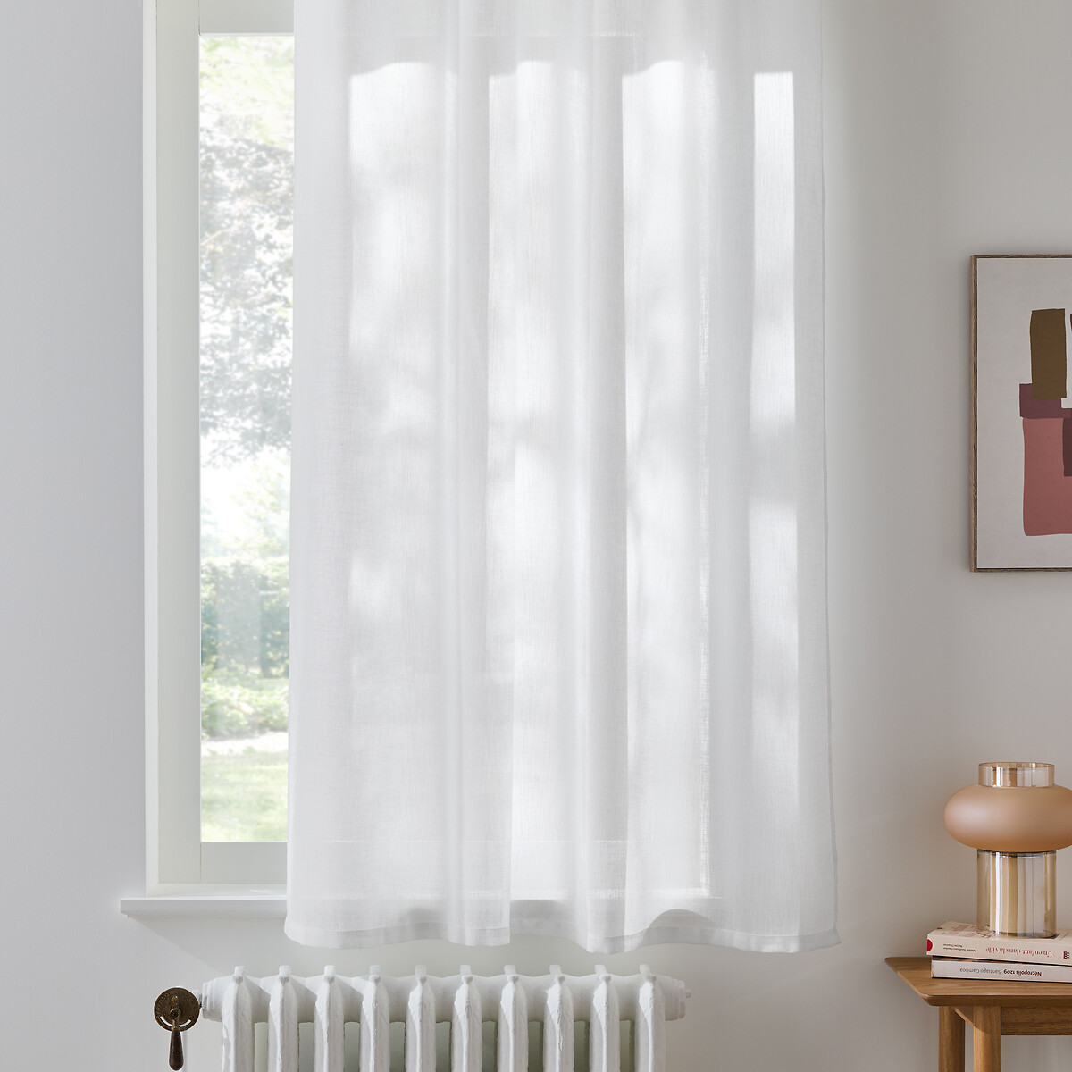 LA REDOUTE INTERIEURS<br>Cortina de radiador com ilhós, Nyong