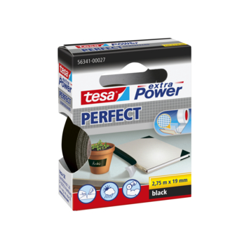 Tesa Extra Power Perfect ducttape wit 19 mm x 2,75 m