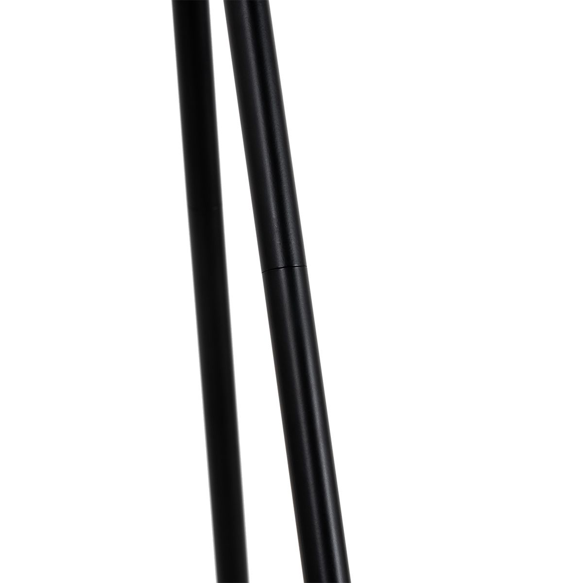 Vloerventilator tripod zwart incl. LED 3-staps dimbaar verstelbaar - Marleen