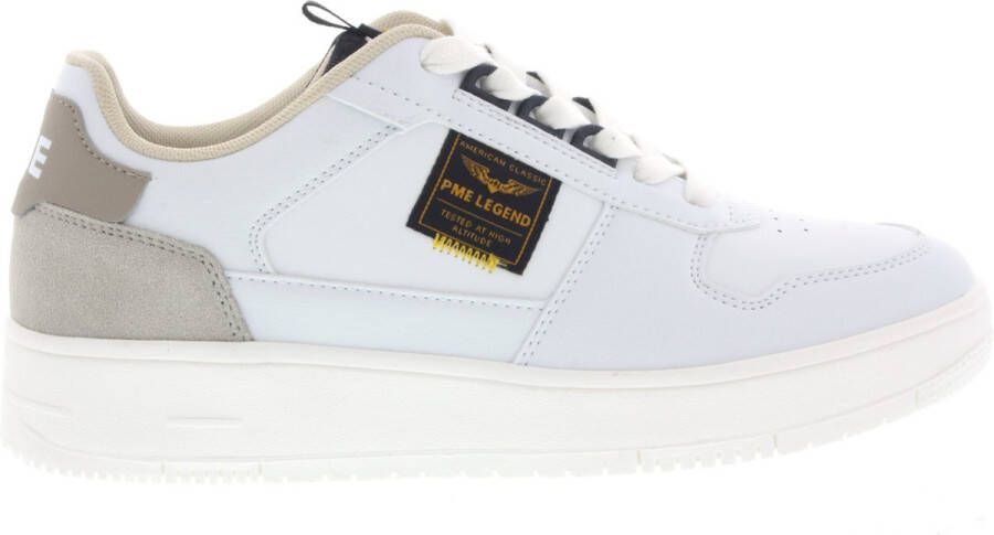 PME Legend Stijlvolle witte sneaker voor heren Multicolor Heren
