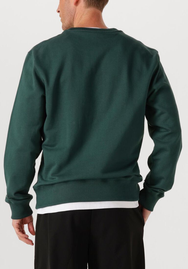 donkergroene filling pieces sweater sweatshirt gowtu