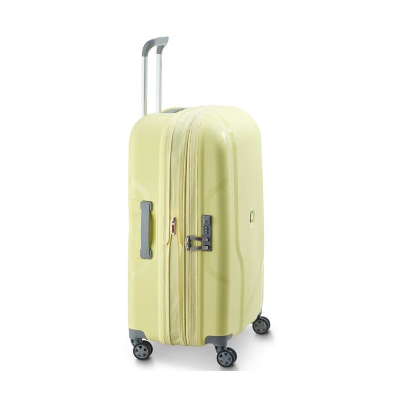 Valise rigide Clavel Extensible 70 cm Jaune Pale