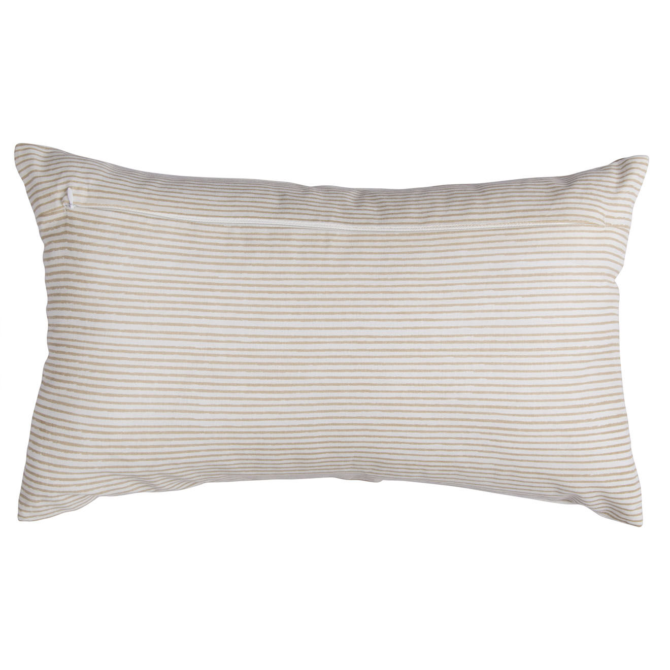 Febronie Housse de coussin Pinstripe sable - 50x30 cm