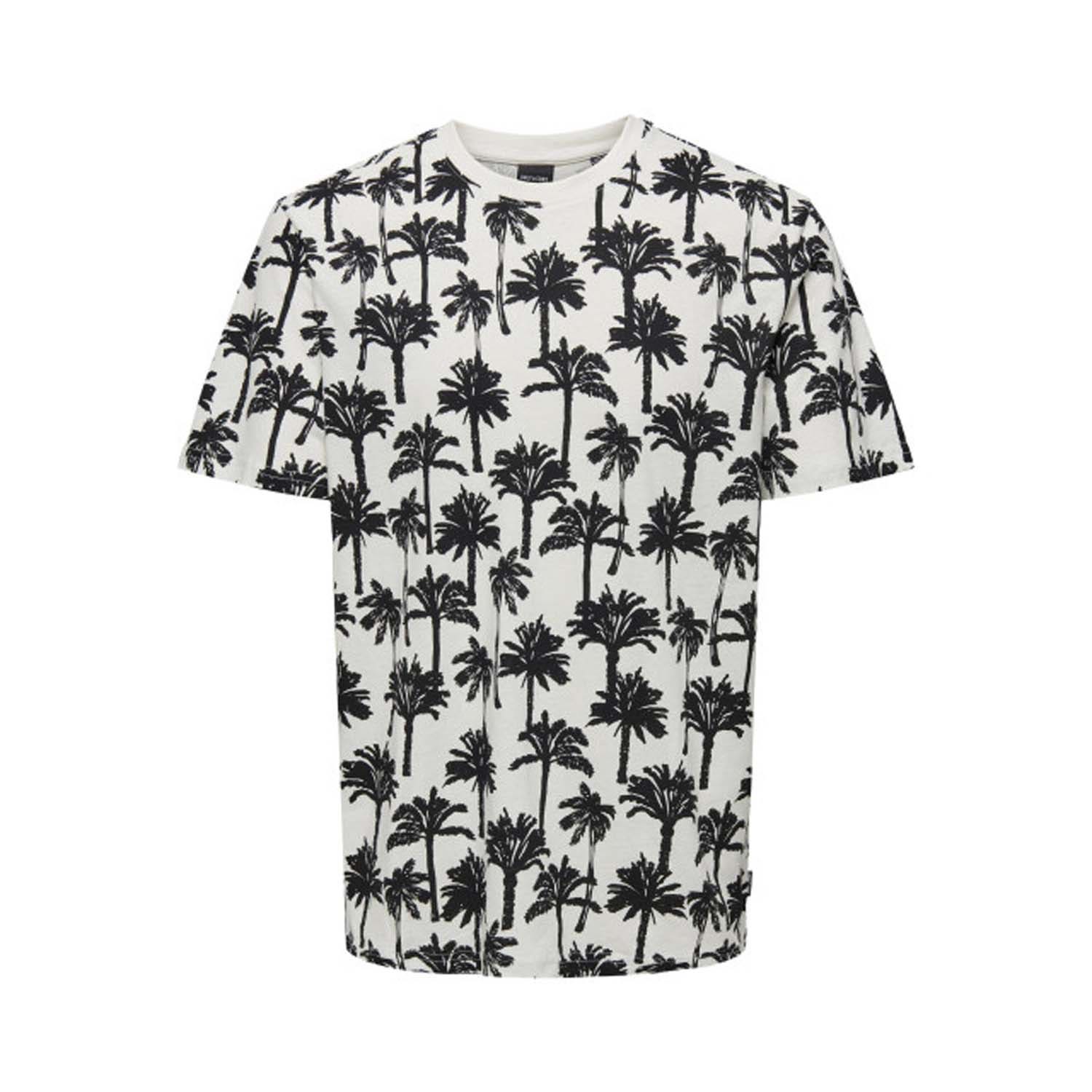 ONLY & Sons  Kylen Linen Palm Tee