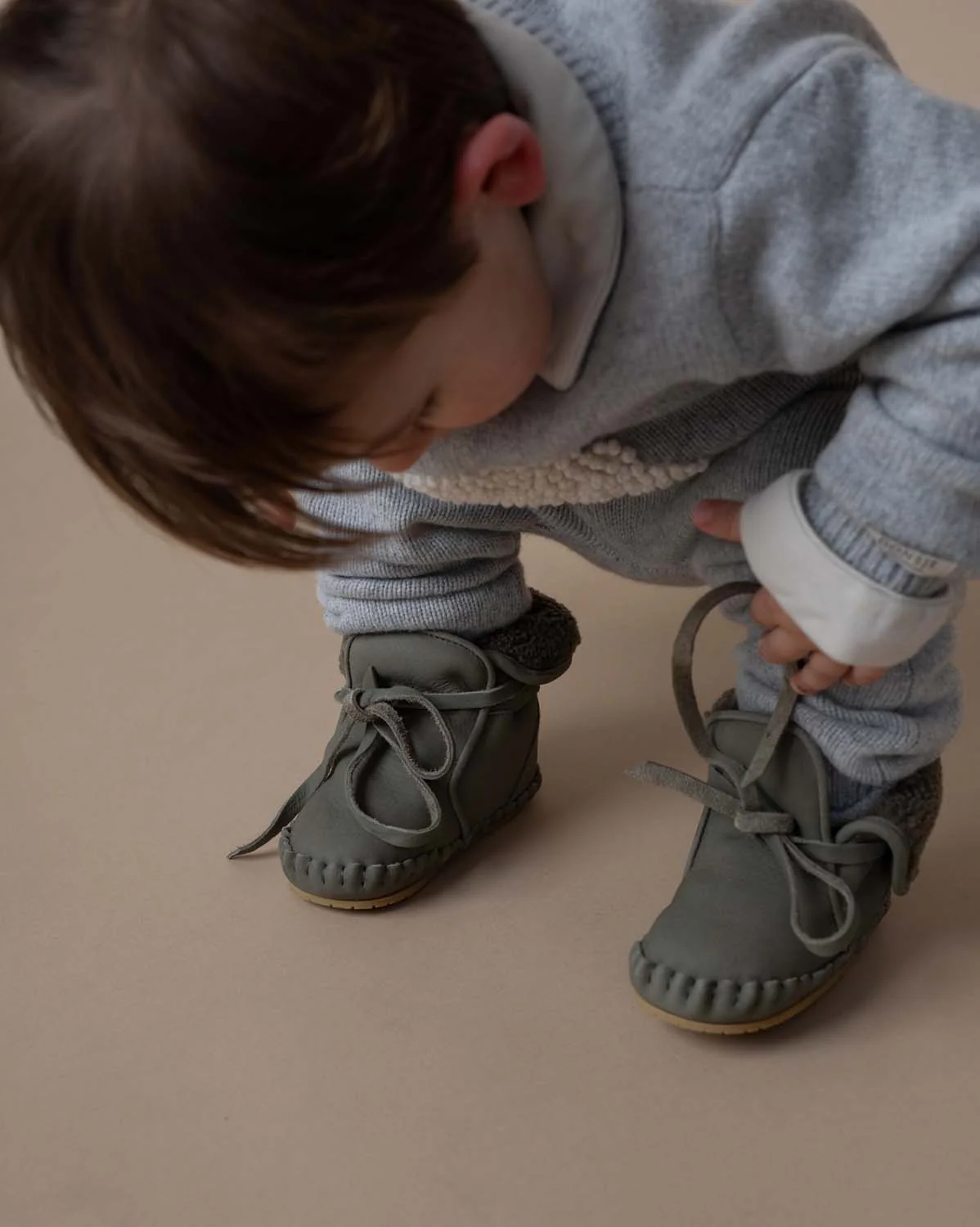 Jaya Booties | Stone Nubuck