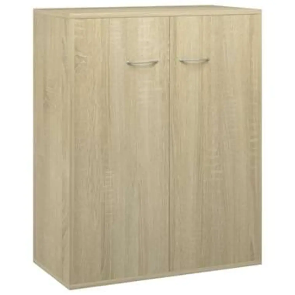 vidaXL - Dressoir - Bruin - Bewerkt hout