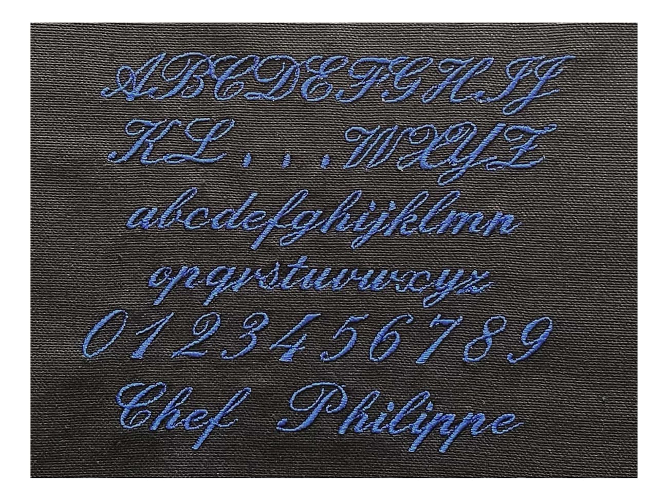 Broderie - Modèle C1 - Bleu marine - Meilleur du Chef