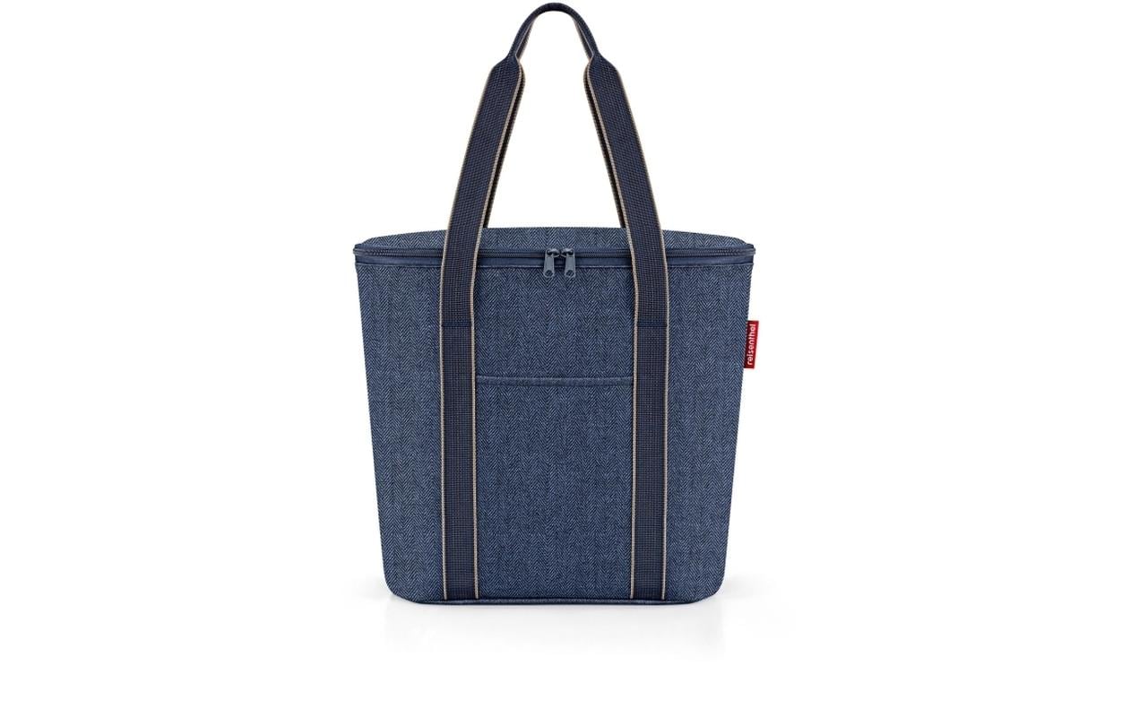 Einkaufskorb Thermoshopper Herringbone Dark BlueKühltasche für Einkauf oder Picknick