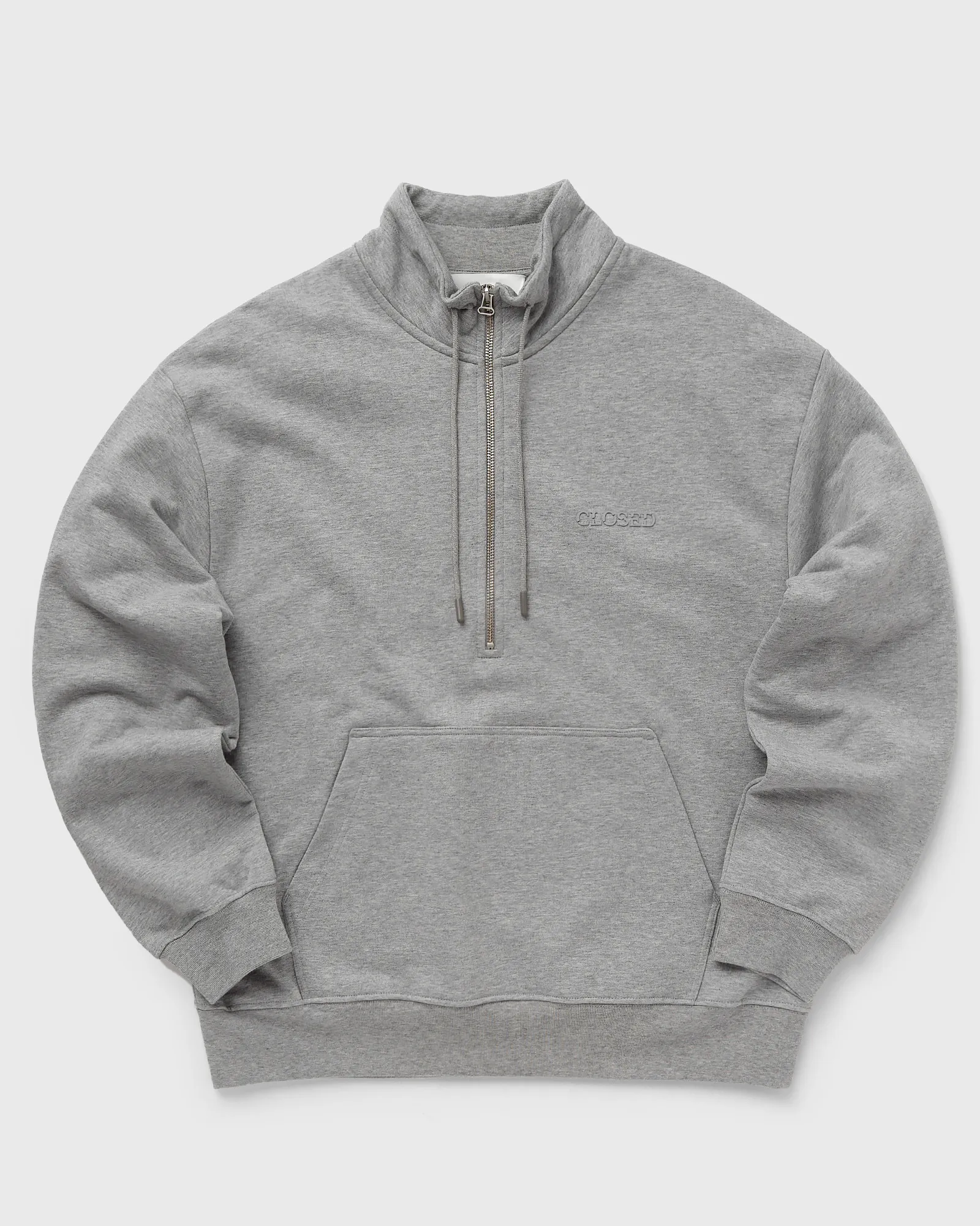 CLOSED HALF ZIP SWEAT