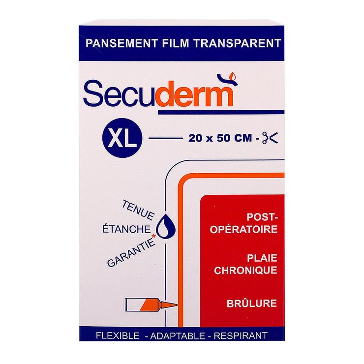 Pansement film transparent XL 20x50cm