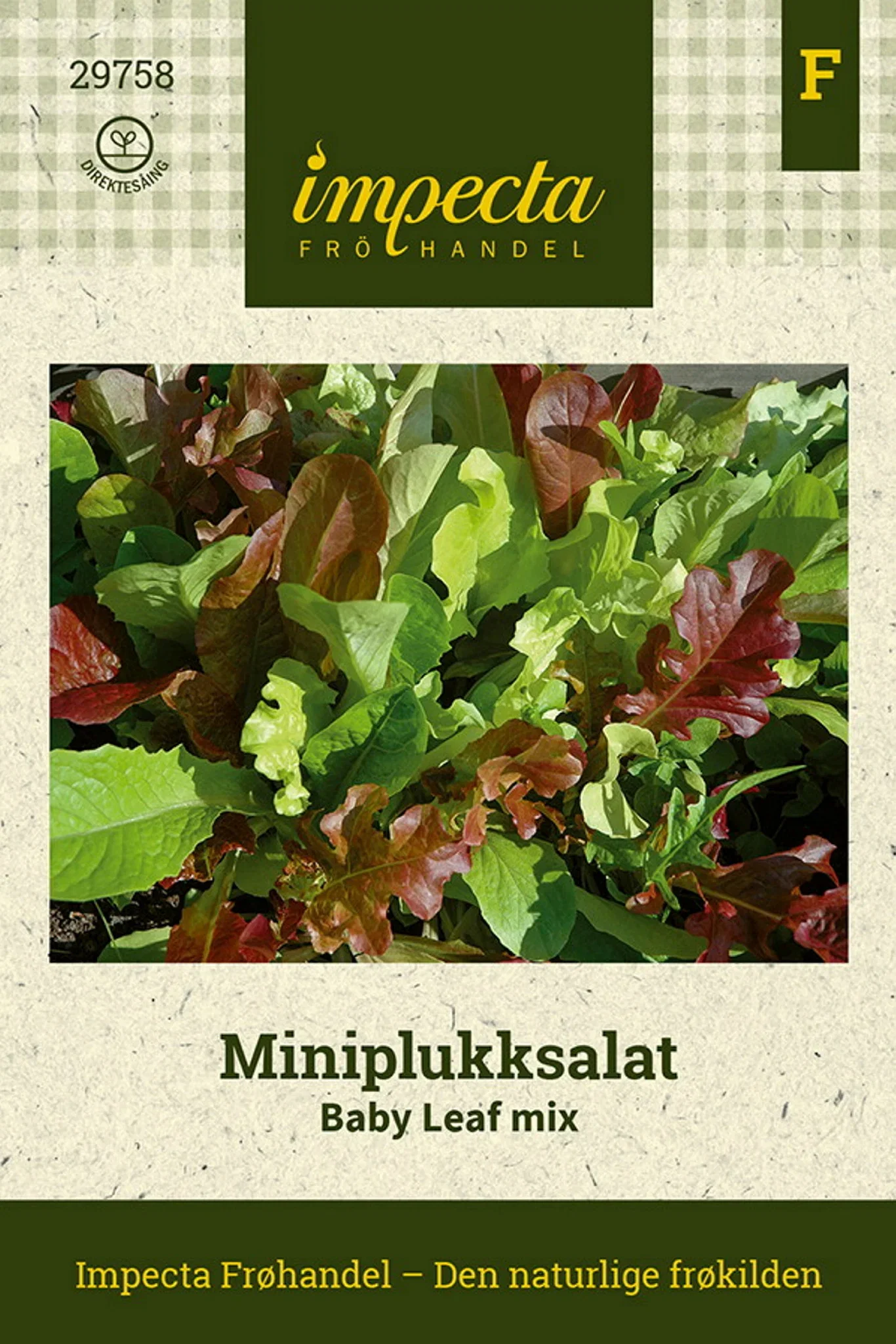 Lactuca sativa Baby Leaf mix Miniplukksalat Baby Leaf mix