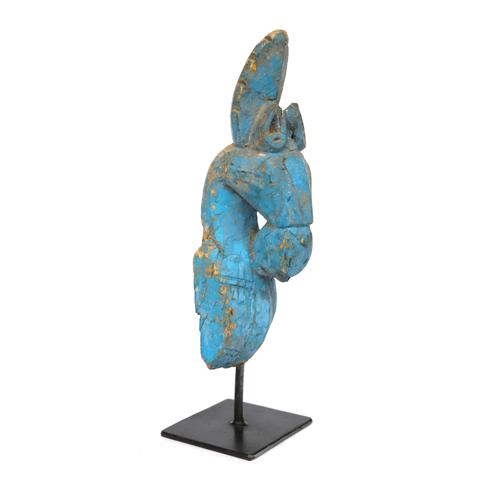 Antike Pferdeköpfe aus Holz, Unikate, H 28 - 35 cm von fischer's lagerhaus