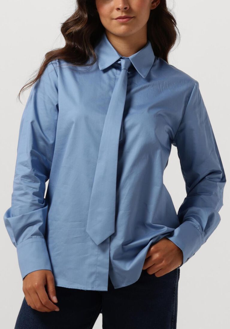 lichtblauwe access blouses d44-7003-420