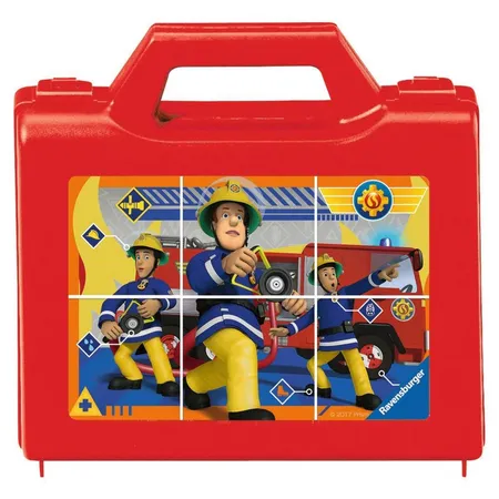 Ravensburger Würfelpuzzle Feuerwehrmann Sam, der tapfere Feuerwehrmann, 6 Teile