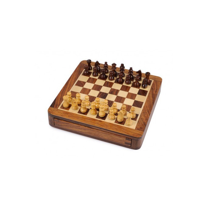 Échiquier avec tiroir - 25cm