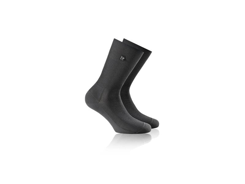 Rohner Socks Socken Platin Anthrazit Bambussocken in Grösse 39 - 40