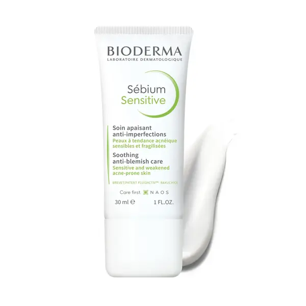 Creme anti-imperfeições Bioderma Sébium Sensitive para pele com tendência acneica 30ml