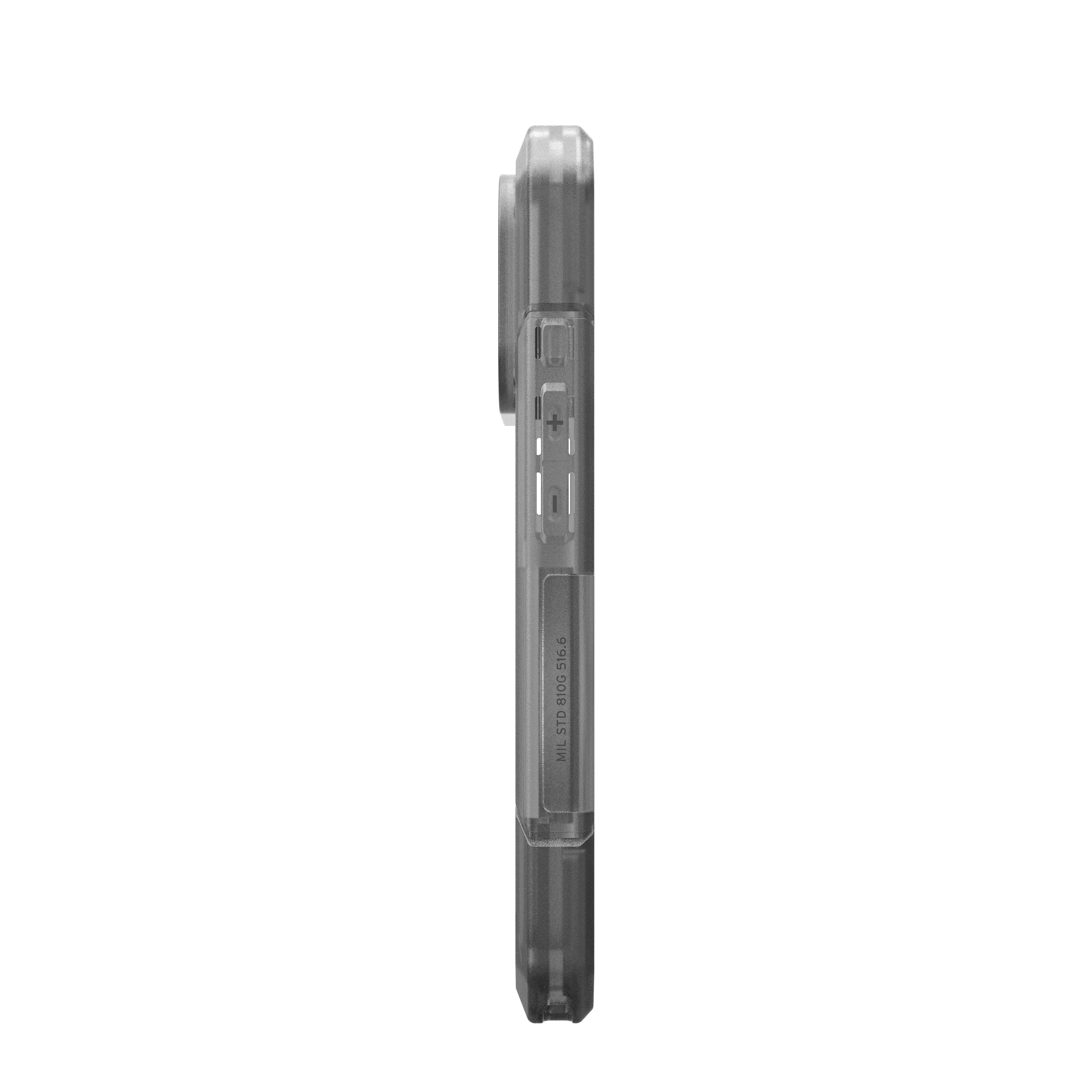 iPhone 17 Pro MagSafe Schutzhülle Trooper (114521114G31) - Ash (Transparent / Schwarz)